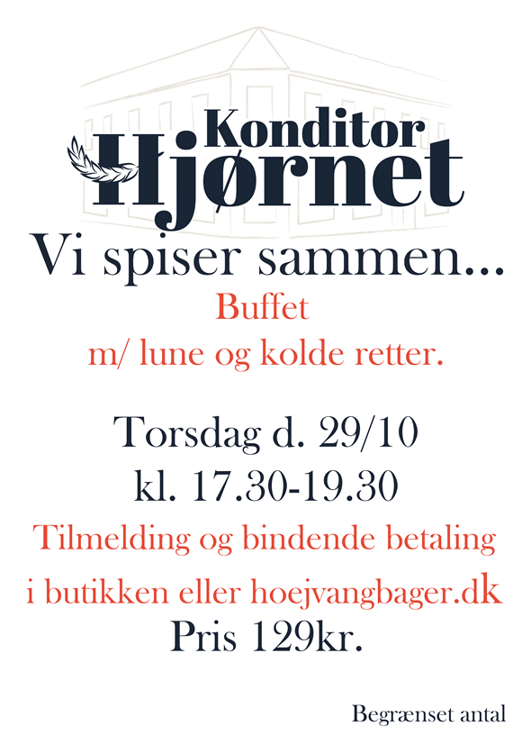 Vi spiser sammen d. 29/10