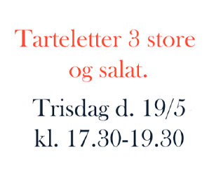 Vi spiser sammen d. 19/5