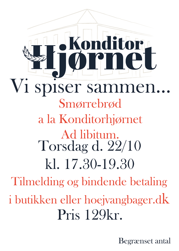 Vi spiser sammen d. 22/10