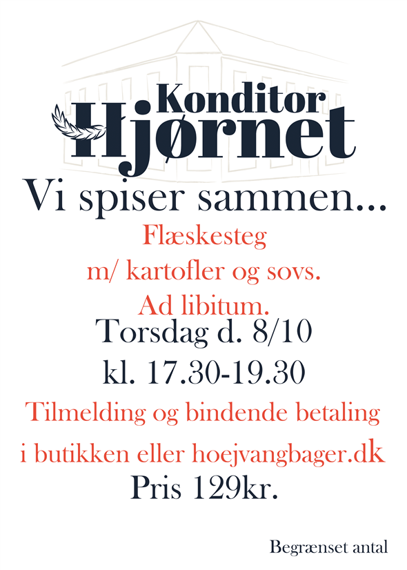 Vi spiser sammen d. 8/10