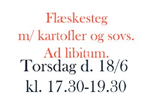 Vi spiser sammen d. 18/6