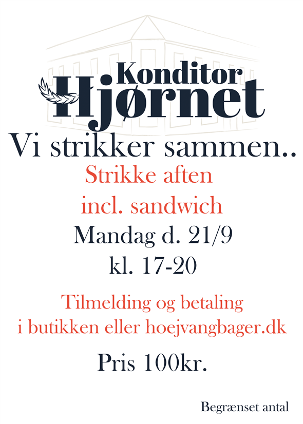 Vi strikker sammen d. 21/9