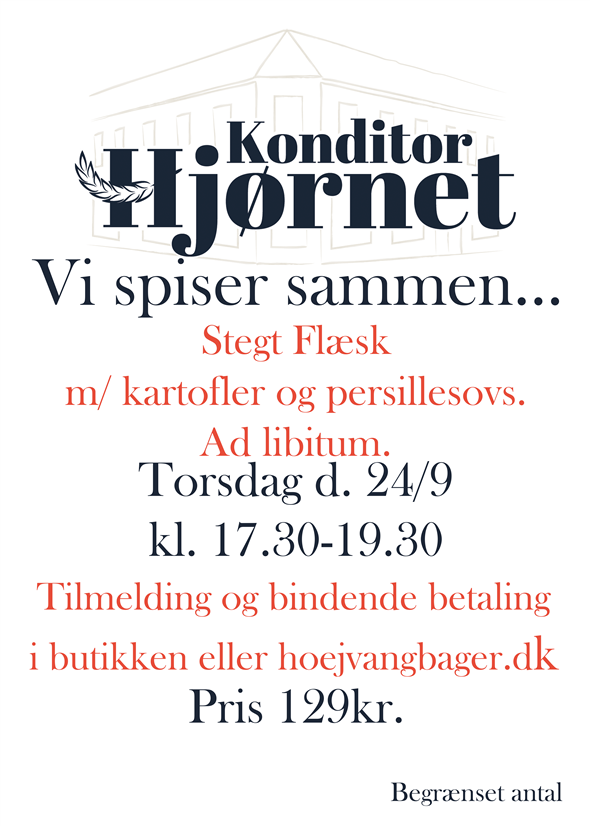 Vi spiser sammen d. 24/9