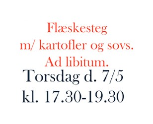 Vi spiser sammen d. 07/5