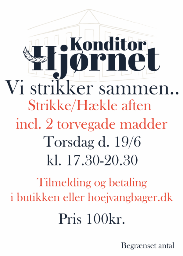 19/6 Fælles strikke aften