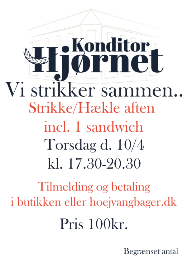 10/4 Fælles strikke aften