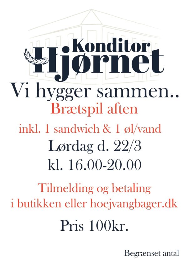 22/3 Brætspil aften
