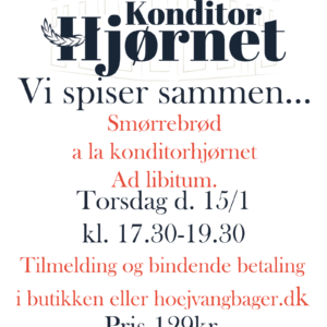 15/1 Smørrebrød spis hvad du kan!